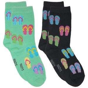 Flip Flops Havaianas Shoes Beach Sandals Slippers Socks Foozys 2 Pairs Women's